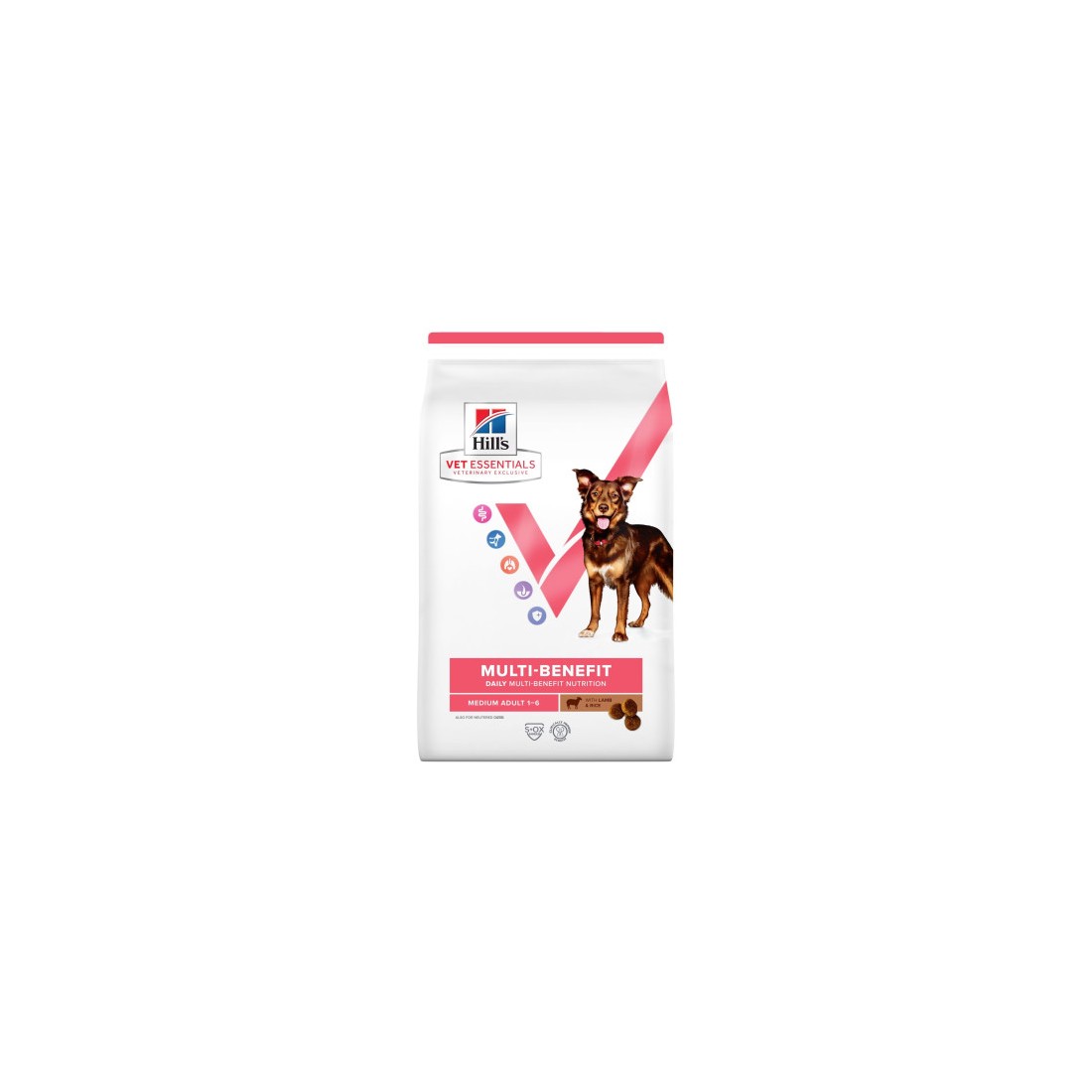 Hills Ve Canine Multi Benefit Adult Medium Lamb Rice Kg