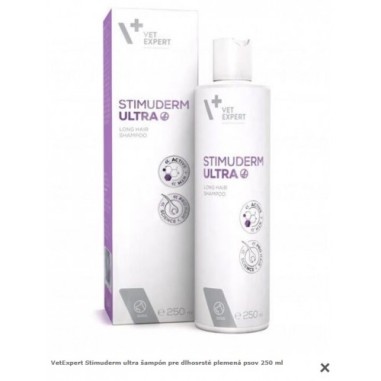 VetExpert Stimuderm ultra šampón pre dlhosrsté plemená psov 250 ml