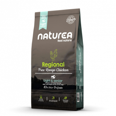 Krmivo pre psov Naturea Ethos Regional Free Range Chicken Light & Senior 10kg