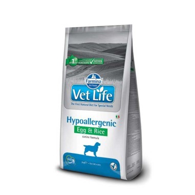 Farmina Vet Life dog Hypoallergenic egg & rice 2 kg